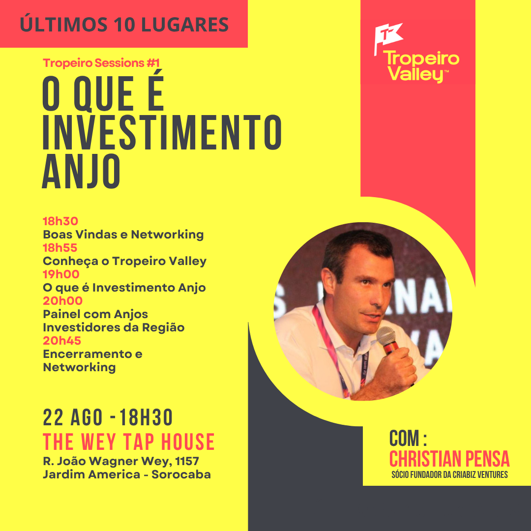 Tropeiro Sessions #1 — O que é Investimento Anjo